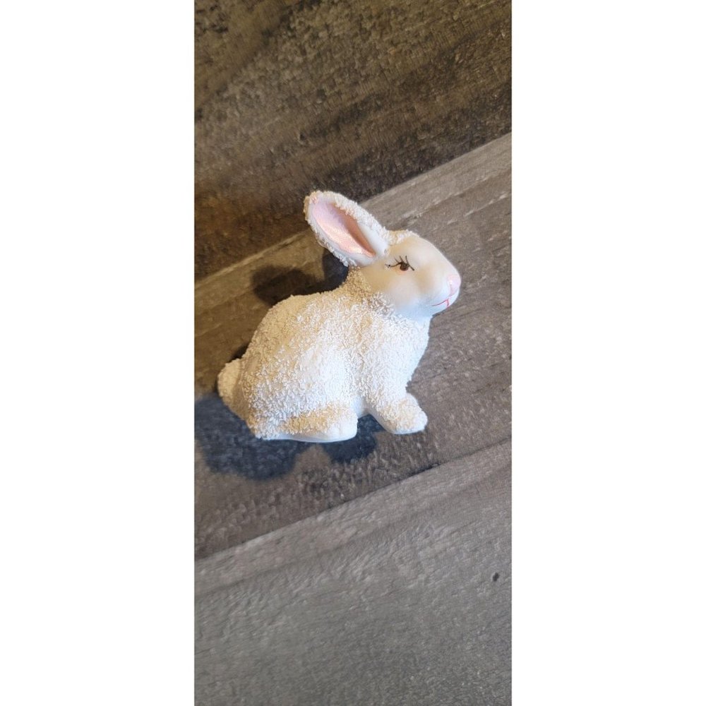 Ceramic bunny sheep lamb easter Xmas oranament hol